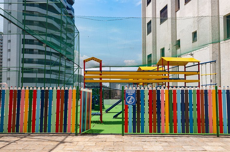 Apê Praia das Astúrias Vista Mar