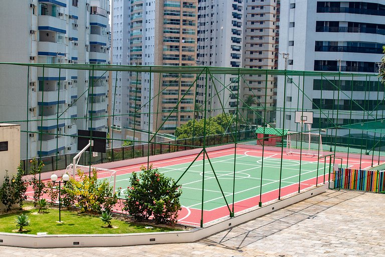 Apê Praia das Astúrias Vista Mar