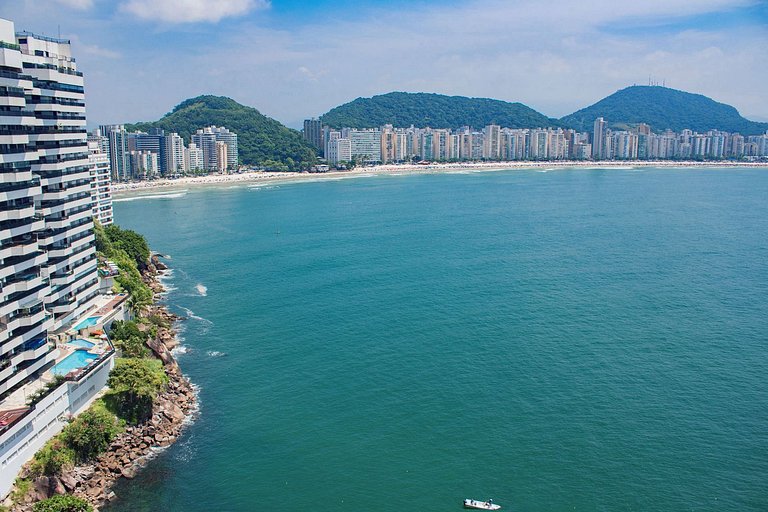 Apê Praia das Astúrias Vista Mar