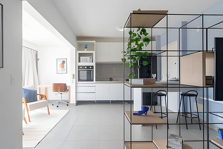 Campo Belo Studio Completo com Garagem e Conforto