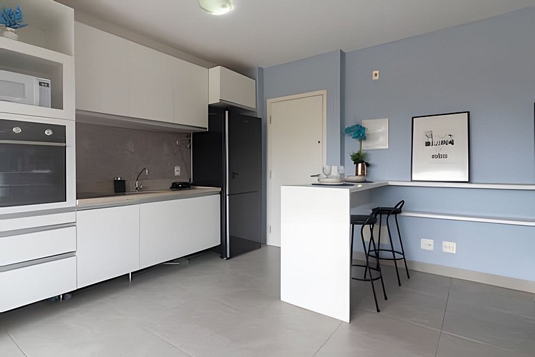 Campo Belo Studio Completo com Garagem e Conforto