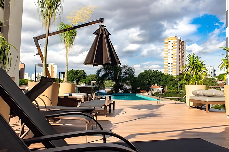 Campo Belo Studio Completo com Garagem e Conforto