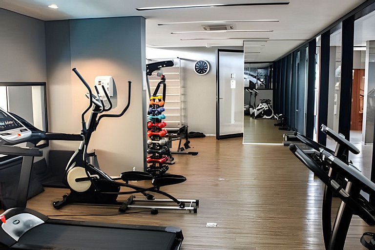 Campo Belo Studio Completo com Garagem e Conforto