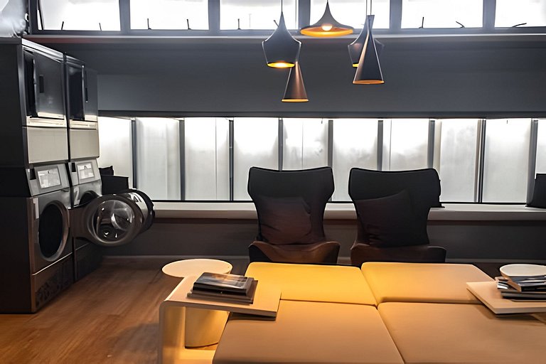 Campo Belo Studio Completo com Garagem e Conforto