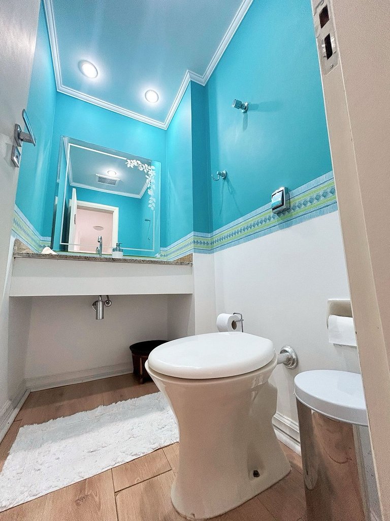 Apê Praia das Astúrias Vista Mar