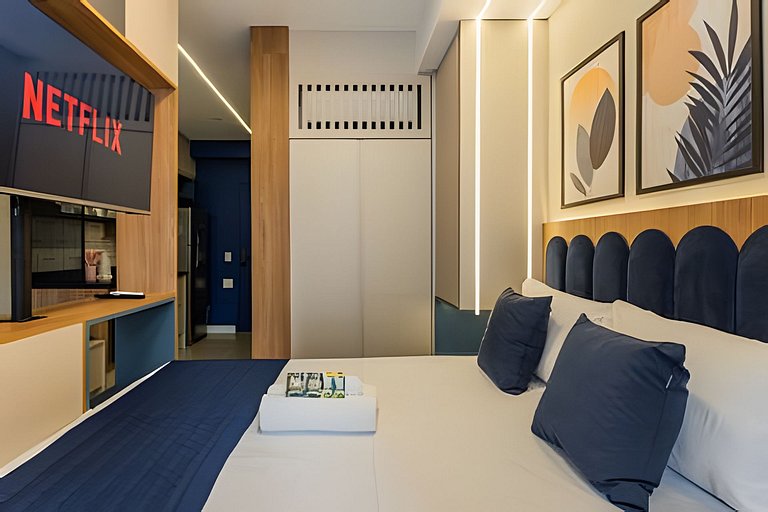 Hospede-se por meses - A 800m do metrô Paraíso