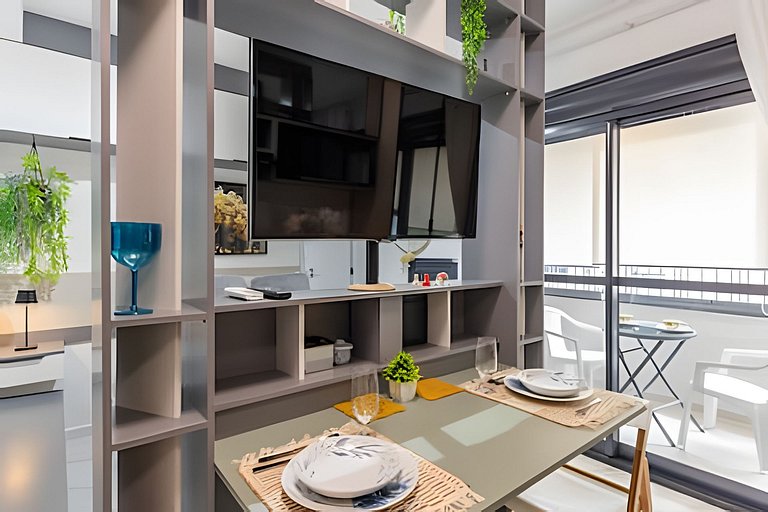 Studio Aconchegante a 450m do Metrô Paraíso