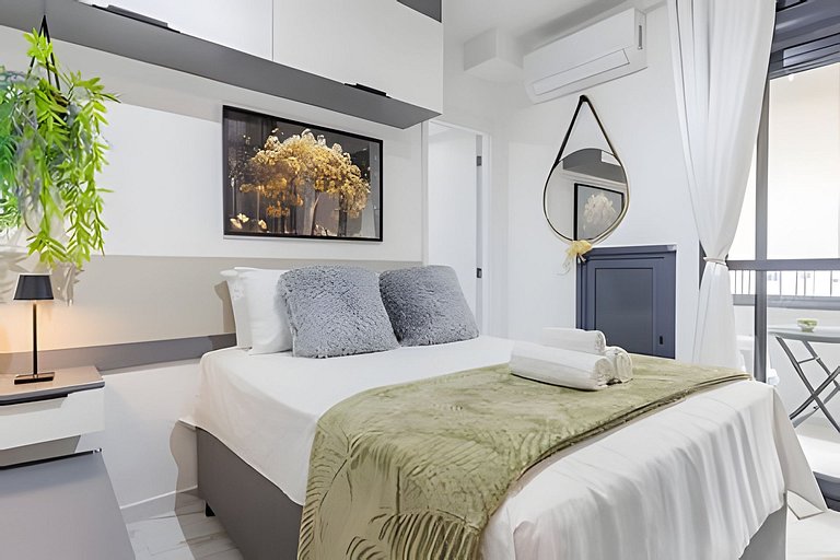 Studio Aconchegante a 450m do Metrô Paraíso