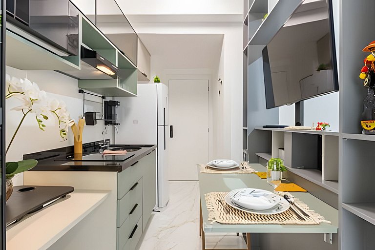 Studio Aconchegante a 450m do Metrô Paraíso