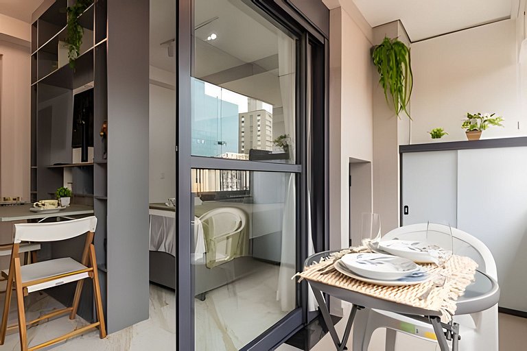 Studio Aconchegante a 450m do Metrô Paraíso