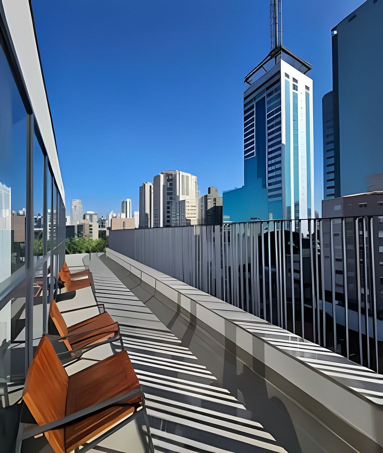 Studio Completo a 450m do metrô | Próx. Paulista