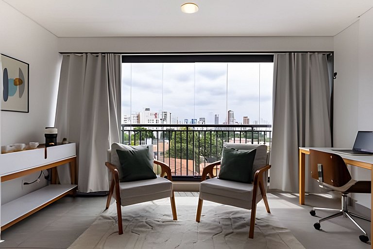 Campo Belo | Apto Completo com Garagem