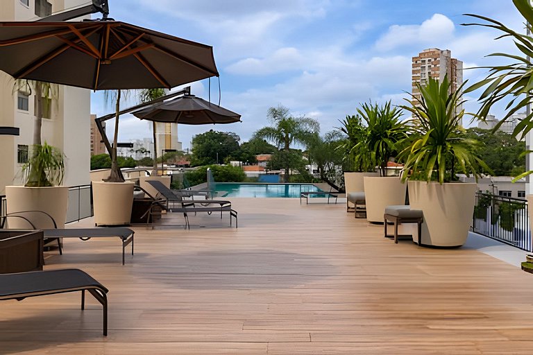 Campo Belo | Apto Completo com Garagem